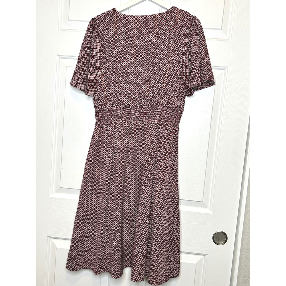 Draper James Flutter Sleeve Fit & Flare Dress Medium - Picture 5 of 8